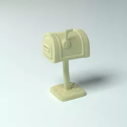 Cartoon props - mailbox 3D print model