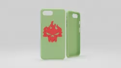 cases iphone 7 plus green ghost rider thema 3D print model