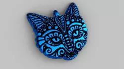 Cat Necklace 3D print model
