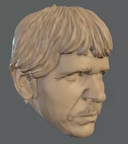 Charles Head For Poseable Figure 3D print model