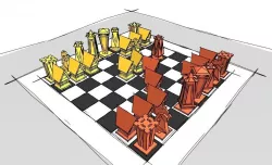 Chess Set 3D print model