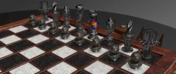 chessboard made on C4D 3D print model