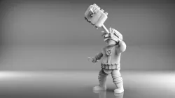 Chubby Cyclops 3D print model