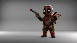 Chubby Deadpool 3D print model