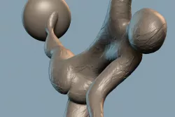 Clay Female 3D print model