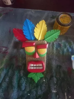 Crash Bandicoot 3D Printable AKU AKU 3D print model