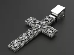 Cross Celtic pattern 3D print model