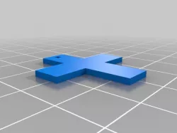 Cross Keychain