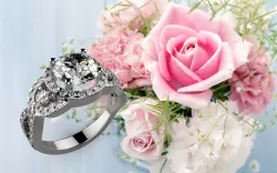 Diamond and Gemstone Rings 3D print model