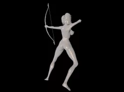 Diana 3D print model
