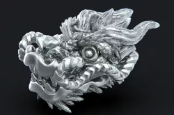 Dragon head 3D print model