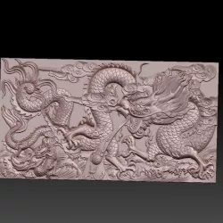dragon wall ready to 3dprint  3D print model