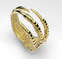  Dragons claws ring 3D print model