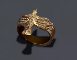 Eagle ring  3D print model