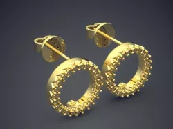Earrings CAD-538 3D print model