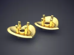 Earrings CAD-541 3D print model