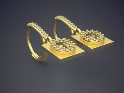 Earrings CAD-574 3D print model