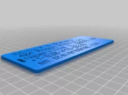 Em Luggage tag