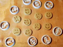 Emoticons Cookie Cutters Set 3D print model