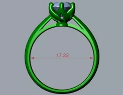 ENGAGEMENT RING STL AND 3DM FILE FOR DOWNLOAD AND PRINT - CA8 3D print model