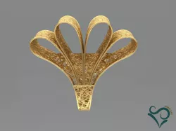 Fashion gold ring 3d print model 3D print model