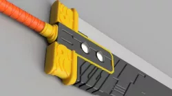 Final Fantasy VII Series - Buster Sword - Bracelet - Shoulder  3D print model