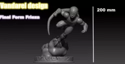 Final Form Frieza 3D Printing Miniature 3D print model 3D print model