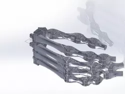 Five fingered robot hand