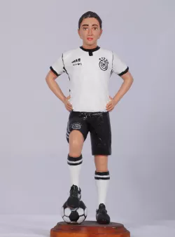 Football Player With Football 3D Printable Model  3D print model