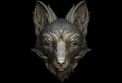 Fox  Head - 2 Versions 3D print model