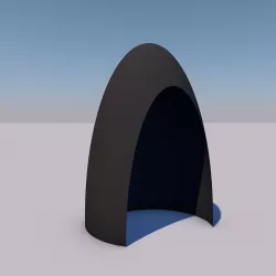 futuristic veggie peeler 3D print model