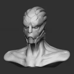 Garrus from Mass Effect 3D print model