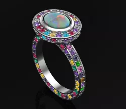 Gentlemen ring size S 3D print model