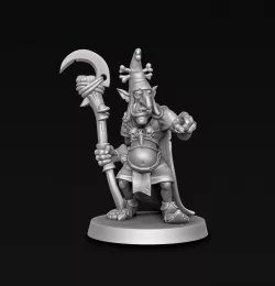 Goblin wizard 3D print model