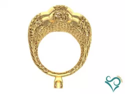 Golden  ring 3d print model 3D print model