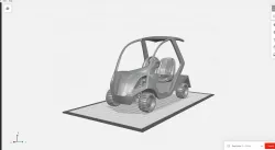 Golf Cart 3D print model