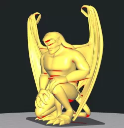 Goliath the Gargoyle 3D print model