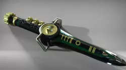 Green Ranger dragon dagger from Mighty Morphin Power Rangers 3D print model