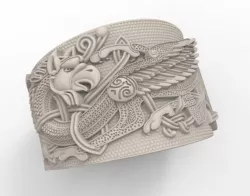 griffin ring 3D print model