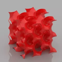 Gyroid Cube 3D print model