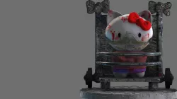 Hello Hannibal Kitty Diorama 3D print model 3D print model