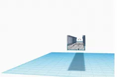 HO Scale model train Straight Bridge 3D print model