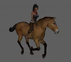 Horse 3D print model