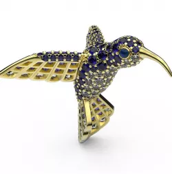 Humming Bird 3D print model
