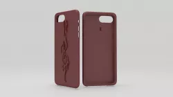 iphone 7 plus red cases music thema  3D print model