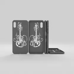 Iphone x cases guitar icon theme  3D print model