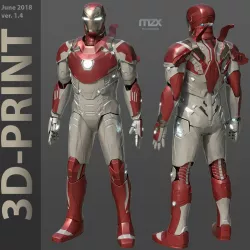 Iron Man Mark 46-47 Wearable suit 3D print model