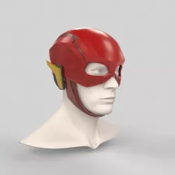 Justice League Flash Helmet 3D print model
