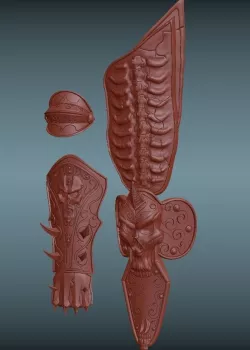King Lich 3d printable armor set 3D print model