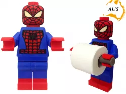 Lego Spider Man Toilet Roll Holder Bathroom Decor 3D print model